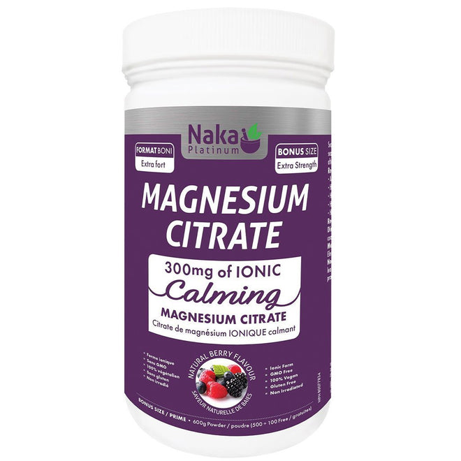 Naka Platinum MAGNESIUM CITRATE POWDER, 600g