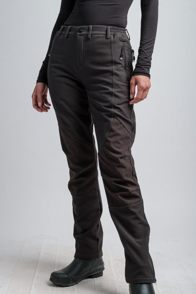[Gray] PRO Women's High Waist V2 Adventure Water Resistant Pants