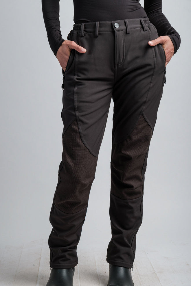 [Gray] PRO Women's High Waist V2 Adventure Water Resistant Pants
