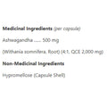 Nutridom ASHWAGANDHA 2000, 60 VCaps