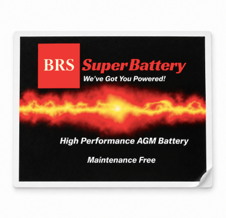 Official BRS Super Battery Sticker