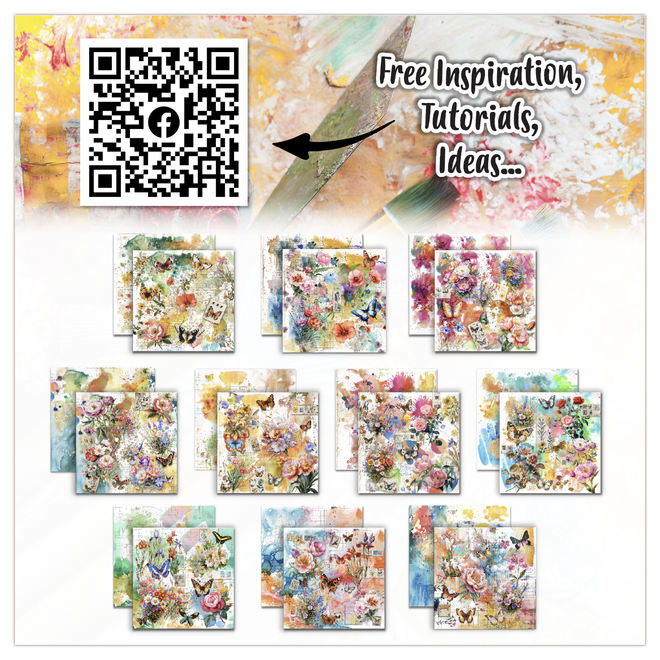 AALL and Create - 12x12 Design Paper - Canvas Play