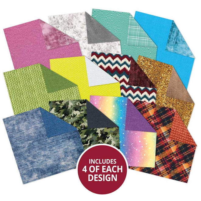 Textile Fabrics & Fibres 8" x 8" Paper Pad
