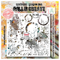AALL and Create - 6"x6" Stencil - Circular Disruption