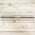 Premier Craft Tools - Plastic Ruler with Metal Edge
