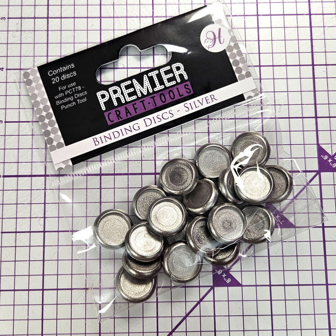 Premier Craft Tools - Binding Discs - Silver