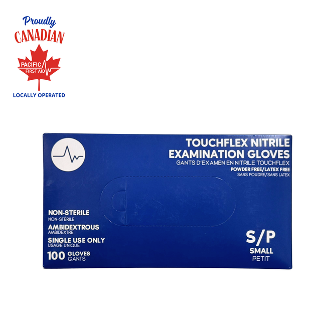 Pacific First Aid Nitrile Exam Gloves 5mil
