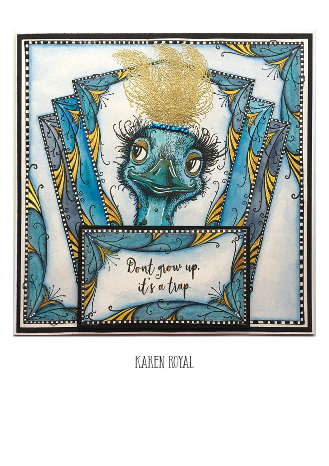 Elegance A5 Clear Stamp Set