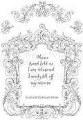 Boudoir A5 Clear Stamp Set