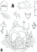 Pink Ink Designs Shine A Light 6 in x 8 in Clear Stamp Set