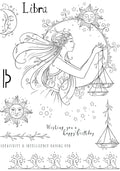 Pink Ink Designs Libra 6 in x 8 in Clear Stamp Set