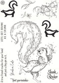 Pink Ink Designs Stinkin' Cute 6 in x 8 in Clear Stamp Set