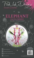Pink Ink Designs Elephant A6 Clear Stamp Set