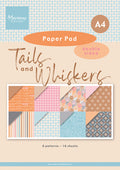 Marianne Design A4 Paper Pad - Tails & Whiskers
