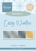 Marianne Design Cozy Winter - Paper Pad - Metallics