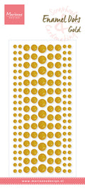 Marianne Design Enamel Dots - Gold Glitter