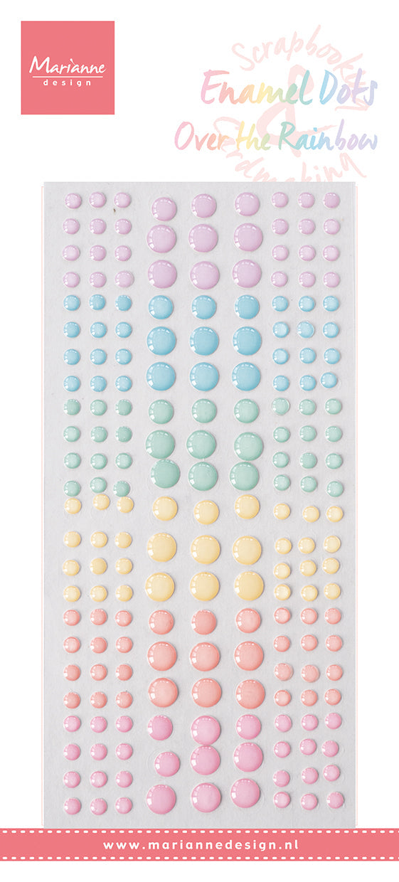 Marianne Design Enamel Dots - Over The Rainbow