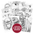 Colouring Pocket Pads - Animal Planet