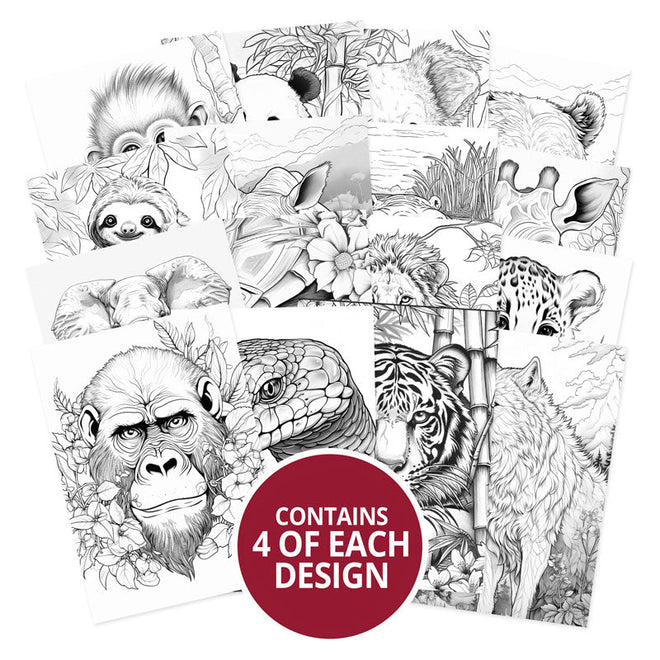 Colouring Pocket Pads - Animal Planet