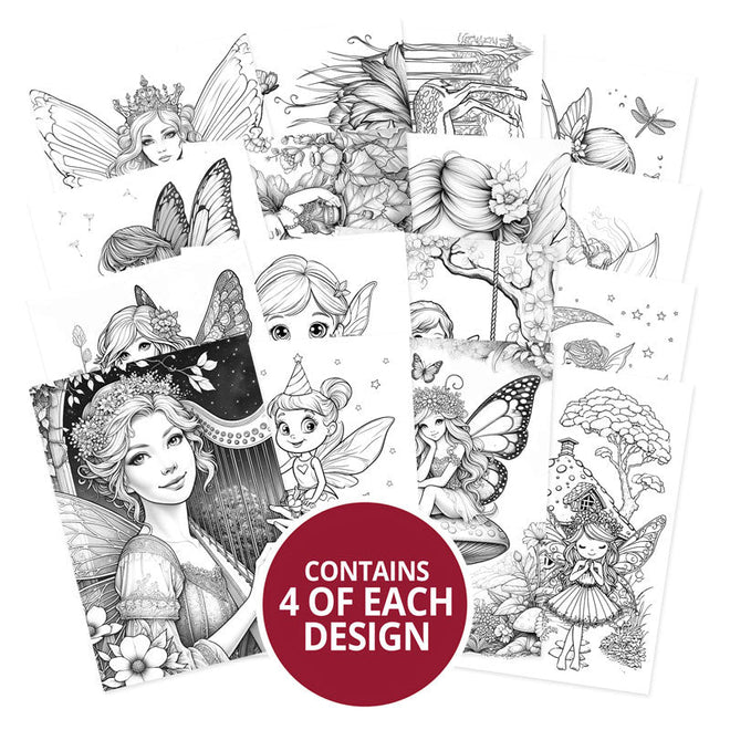 Colouring Pocket Pads - Fairy Magic