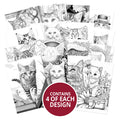 Colouring Pocket Pads - Little Meows