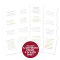Perfect Verses Foiled Paper Pad - Birthdays