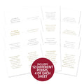 Perfect Poetry Foiled Paper Pad - Christmas