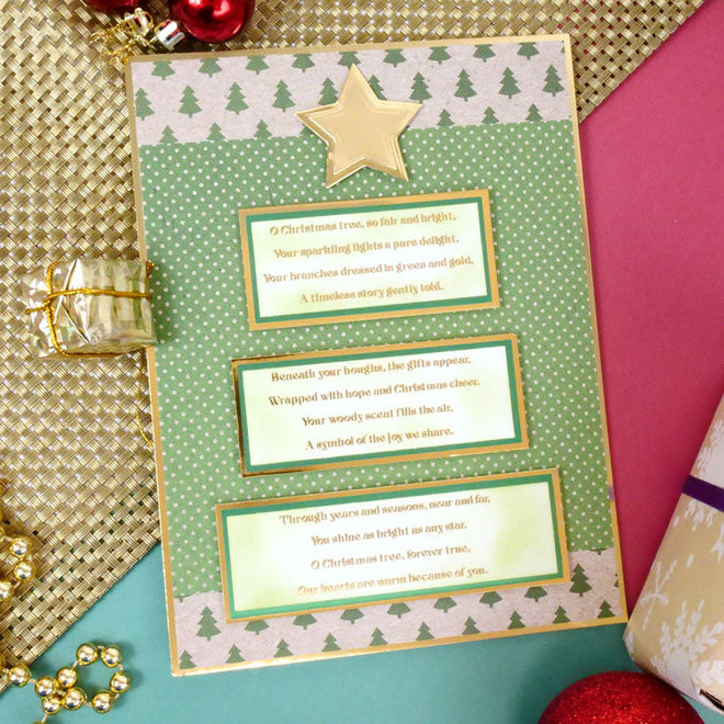 Perfect Poetry Foiled Paper Pad - Season's Greetings