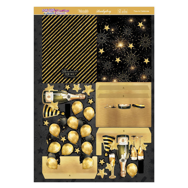 Pop-Up Stepper Card - Time to Celebrate