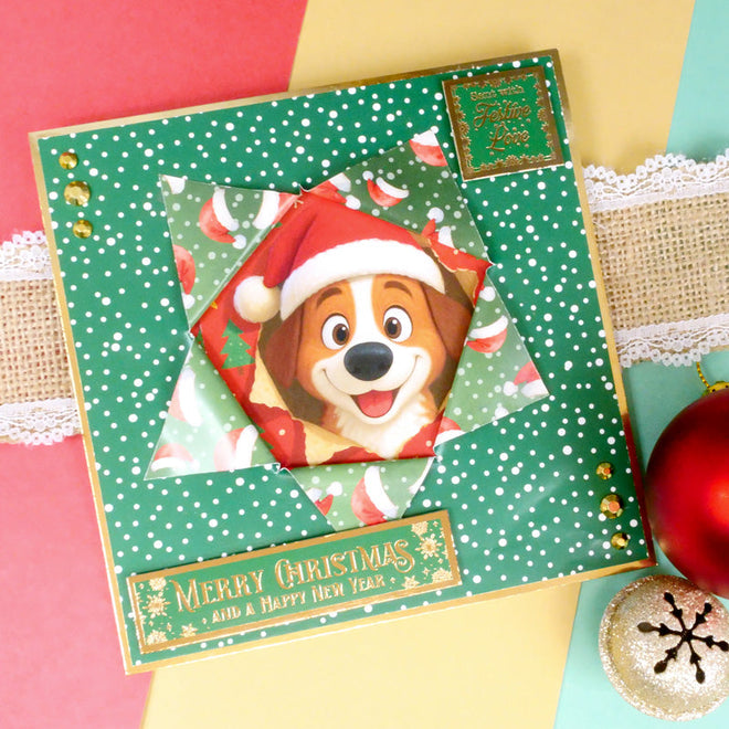 Festive Peeping Pals Square Pocket Pad
