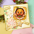 Festive Peeping Pals Square Pocket Pad