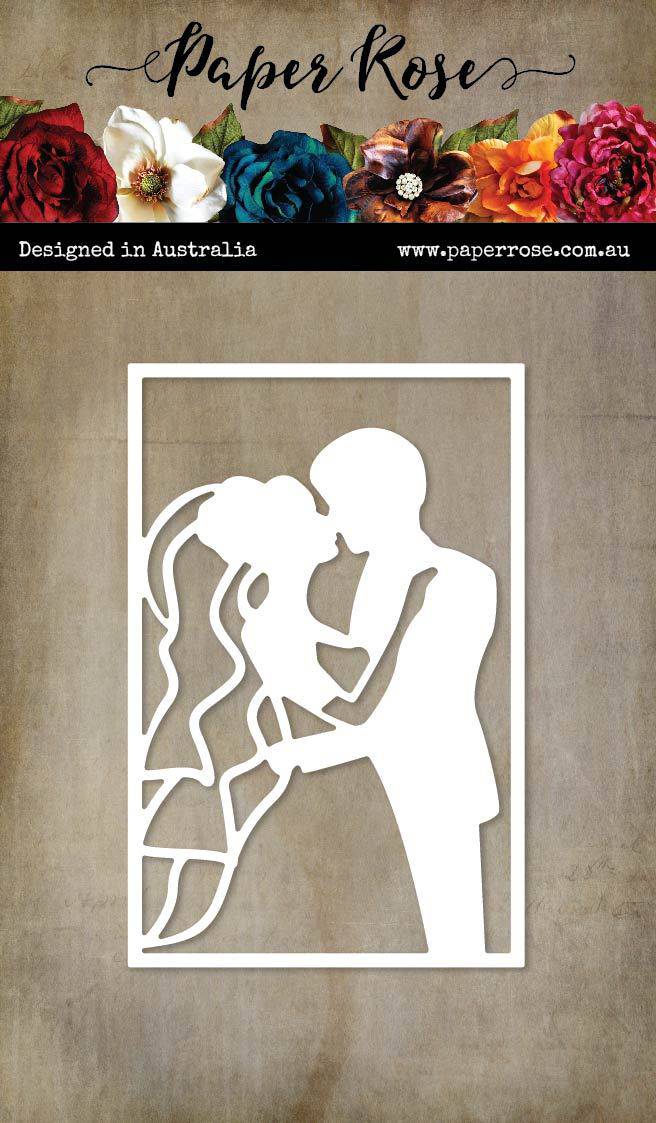 Wedding Kiss Frame Metal Cutting Die 21237