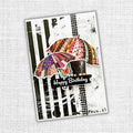 Inky Colour Embossed Die Cuts 31932