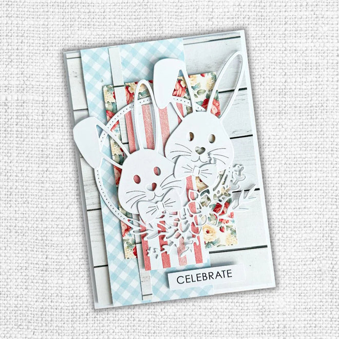 Bunny With Bow Metal Die 31944