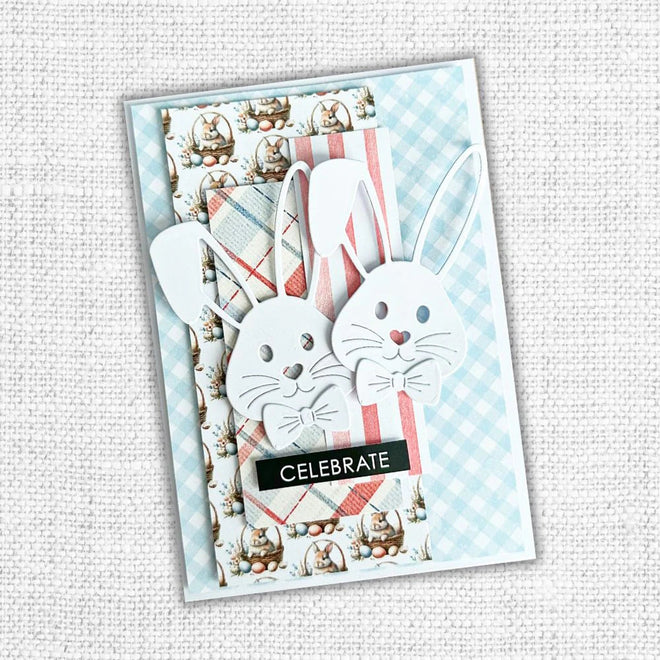 Bunny With Bow Metal Die 31944