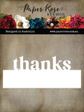 Thanks Border Word Metal Die 31950