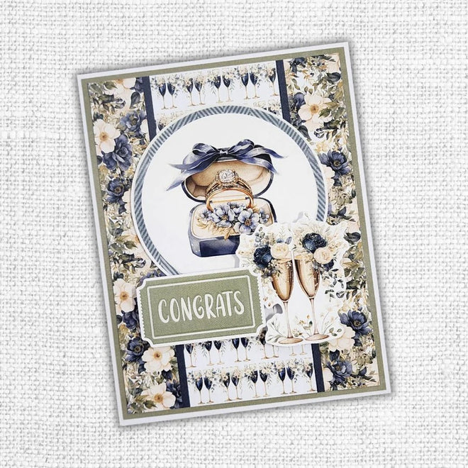 Wedding Blooms 1.0 6x8" Die Cuts & Sentiments 32025