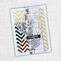 Lavender & Roses - Rose Gold Foil 6x6 Paper Collection 32217
