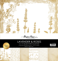 Lavender & Roses - Gold Foil 12x12 Paper Collection 32220