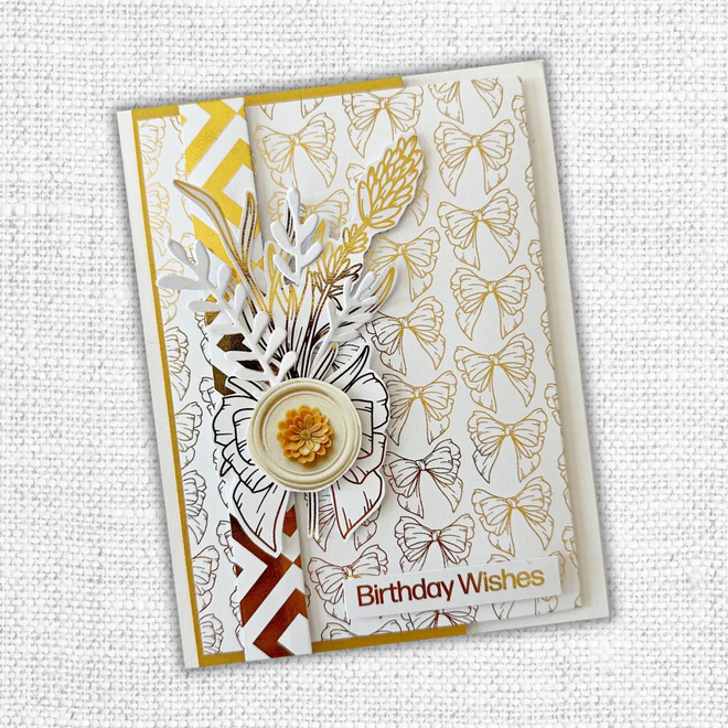 Lavender & Roses - Gold Foil 12x12 Paper Collection 32220