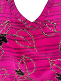 PRC6934 Avatar Pure Silk Long Tunic with Side Ties