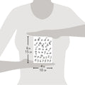 Ciao Bella Clear Stamp Set 4"x6" Moonlight Lowercase Alphabet