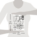 Ciao Bella Clear Stamp Set 6"x8" The City Mouse