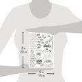 Ciao Bella Clear Stamp Set 6"x8" BuJo Week