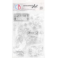 Ciao Bella Clear Stamp Set 6"x8" Swan Lake