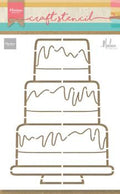Party Cake By Marleen Craft Stencil