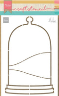 Craft Stencil Bell Jar by Marleen