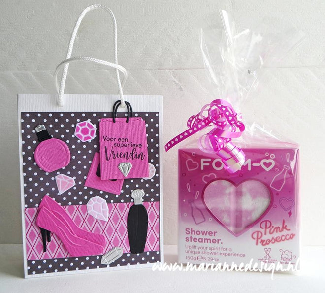 Marianne Design Craft Stencil - A4 - Shopping Bag