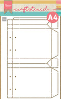 Marianne Design Craft Stencil - A4 - Shopping Bag