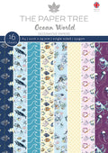 The Paper Tree Ocean World A4 Backing Papers